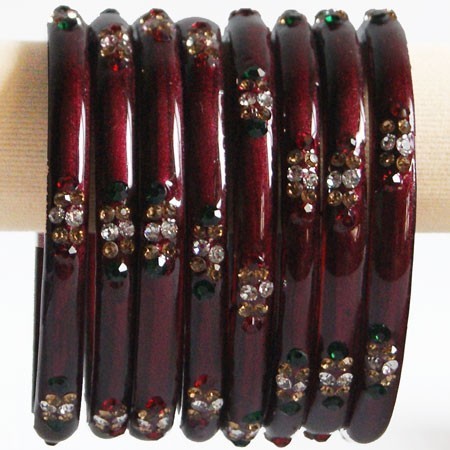 Maroon color bangles Clearance