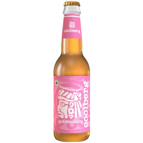 Coolberg Strawberry Nonalcoholic Beer 330ml Online Gifts to Nepal