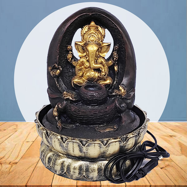 Lord Ganesh Water Fountain Online Gifts to Nepal Giftmandu