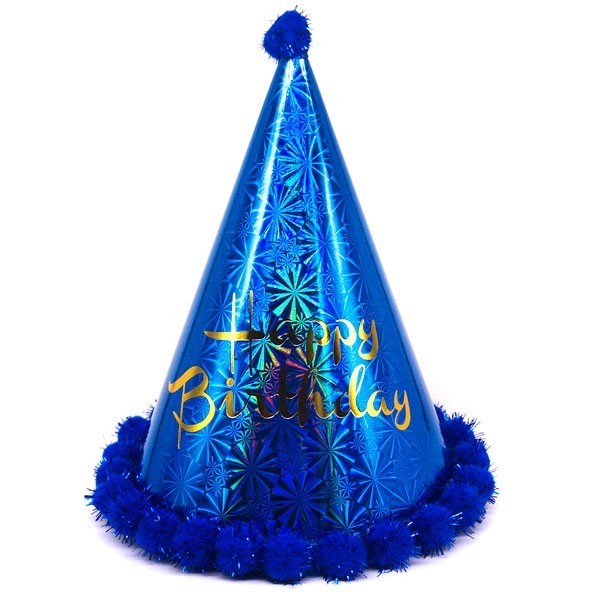 Get Happy Birthday Party Hat Blue Online Gifts to Nepal Giftmandu