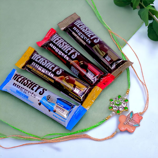 Hershey's Chocolates Hamper With Rakhi Gifts Gifts to Nepal Giftmandu