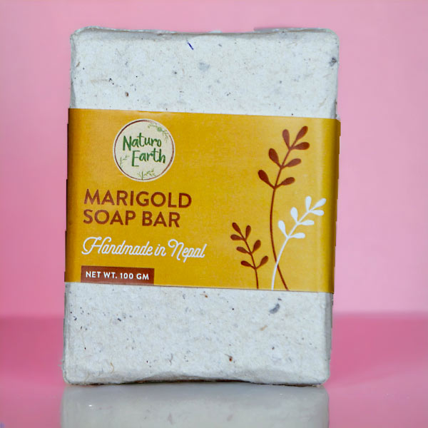 Naturo Earth Marigold Soap Bar 100g Gifts to Nepal Giftmandu