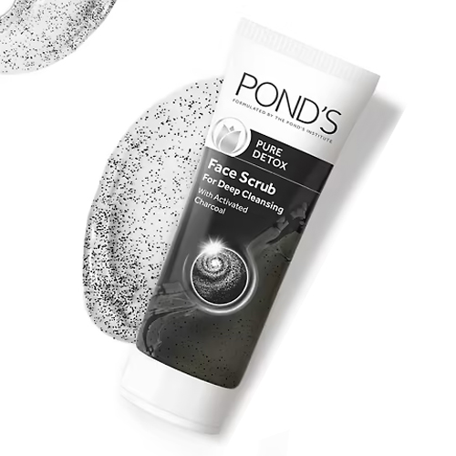 Pond`s Pure Detox Face Scrub With Activated Charcoal Online Gifts to