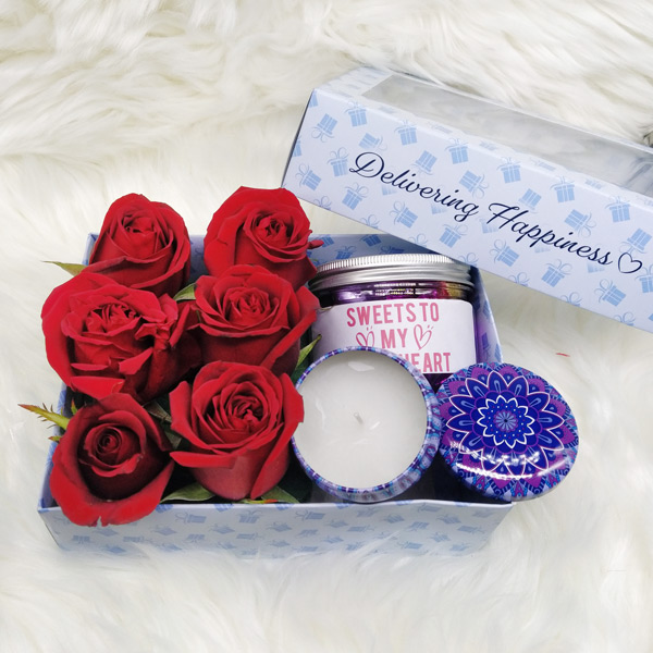 Roses and Chocolates Combo Online Gifts to Nepal Giftmandu