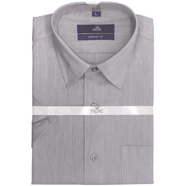 Next Tailored Fit Formal Shirt For Men Grey Gifts to Nepal Giftmandu