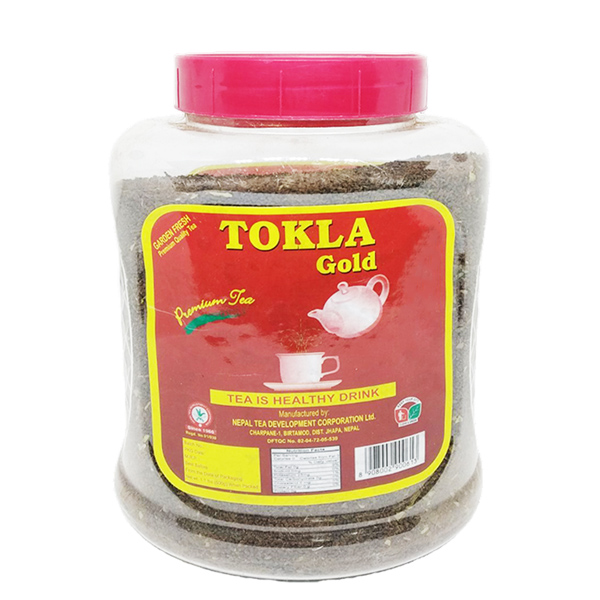 Tokla Gold Premium Tea 500g Jar online | Gifts to Nepal | Giftmandu