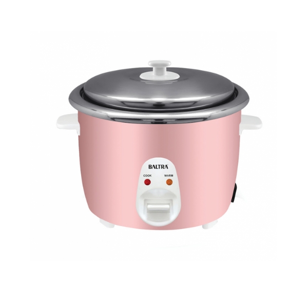Baltra Steel Regular Rice Cooker 1.8 Litre2.8 Litre Gifts to Nepal