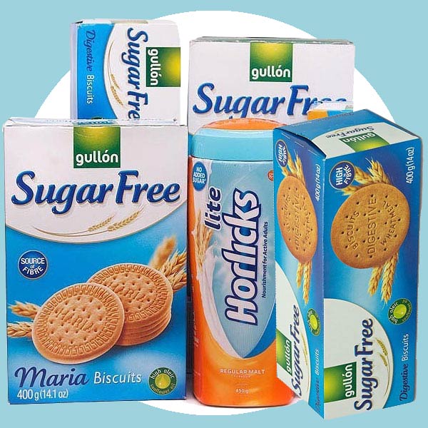 Lite Horlicks Gullon Sugar Free Biscuits Gifts to Nepal Giftmandu