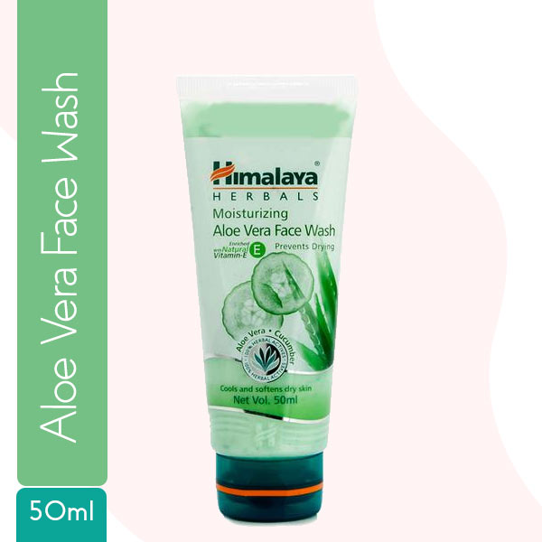 Himalaya Moisturizing Aloe Vera Face Wash 50ml Gifts to Nepal Giftmandu