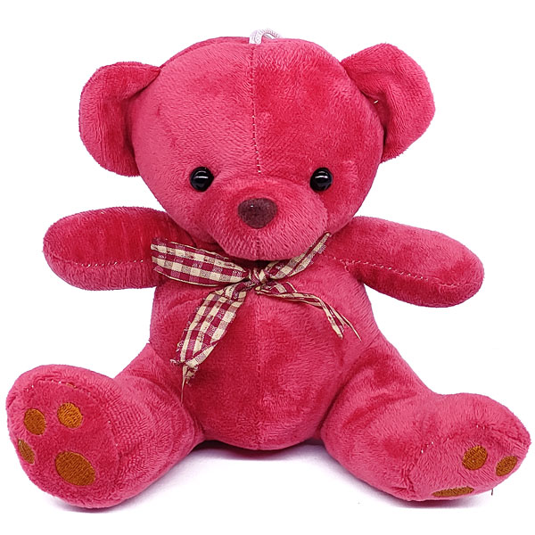 20 cm Cute Maroon Color Teddy Bear Online | Gifts to Nepal | Giftmandu