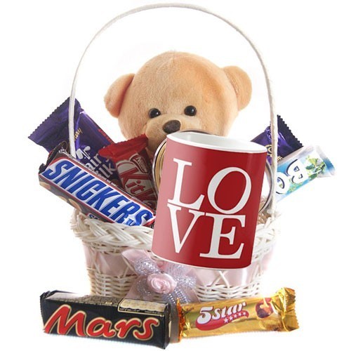 Teddy & Chocolates Gift for Her Birthday | Gifts to Nepal | Giftmandu