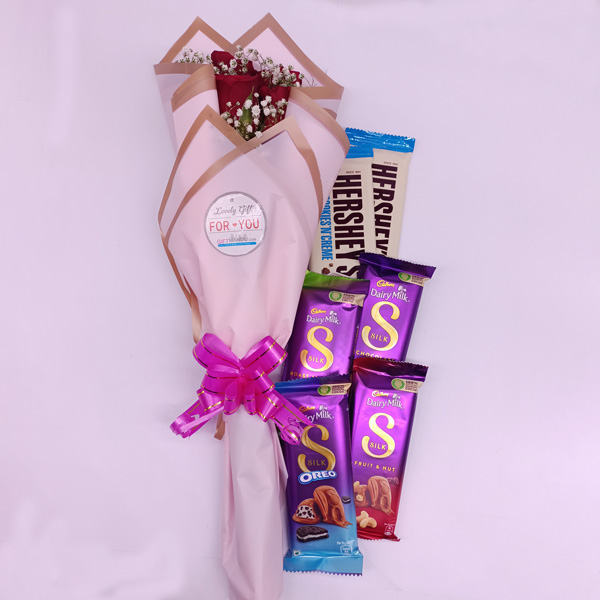 Chocolates & Roses Gift Nepal | Gifts to Nepal | Giftmandu