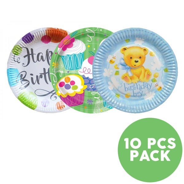 Paper Plates for Party Celebrations (10 Pcs Pack) Gifts to Nepal