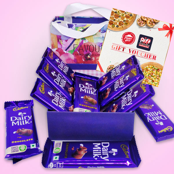 Sweet Cadbury Dairy Milk Chocolate Box Gifts to Nepal Giftmandu