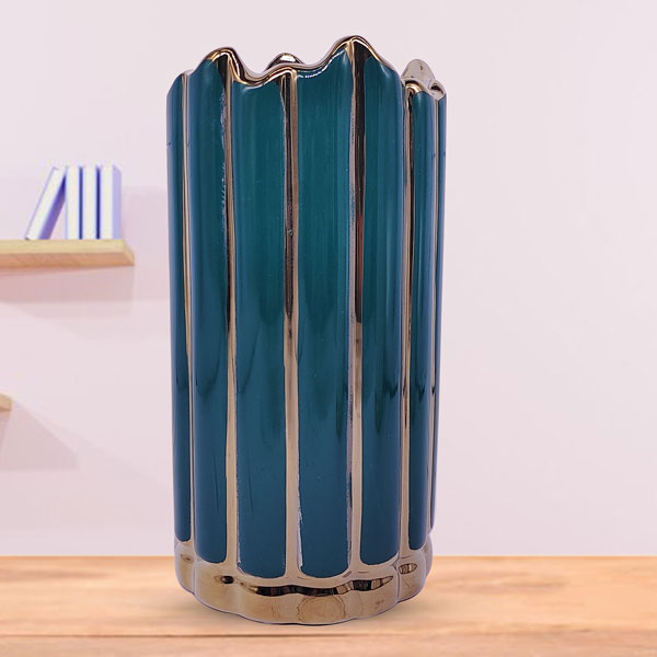 Green Flower Vase 7.5" Online Gifts to Nepal Giftmandu